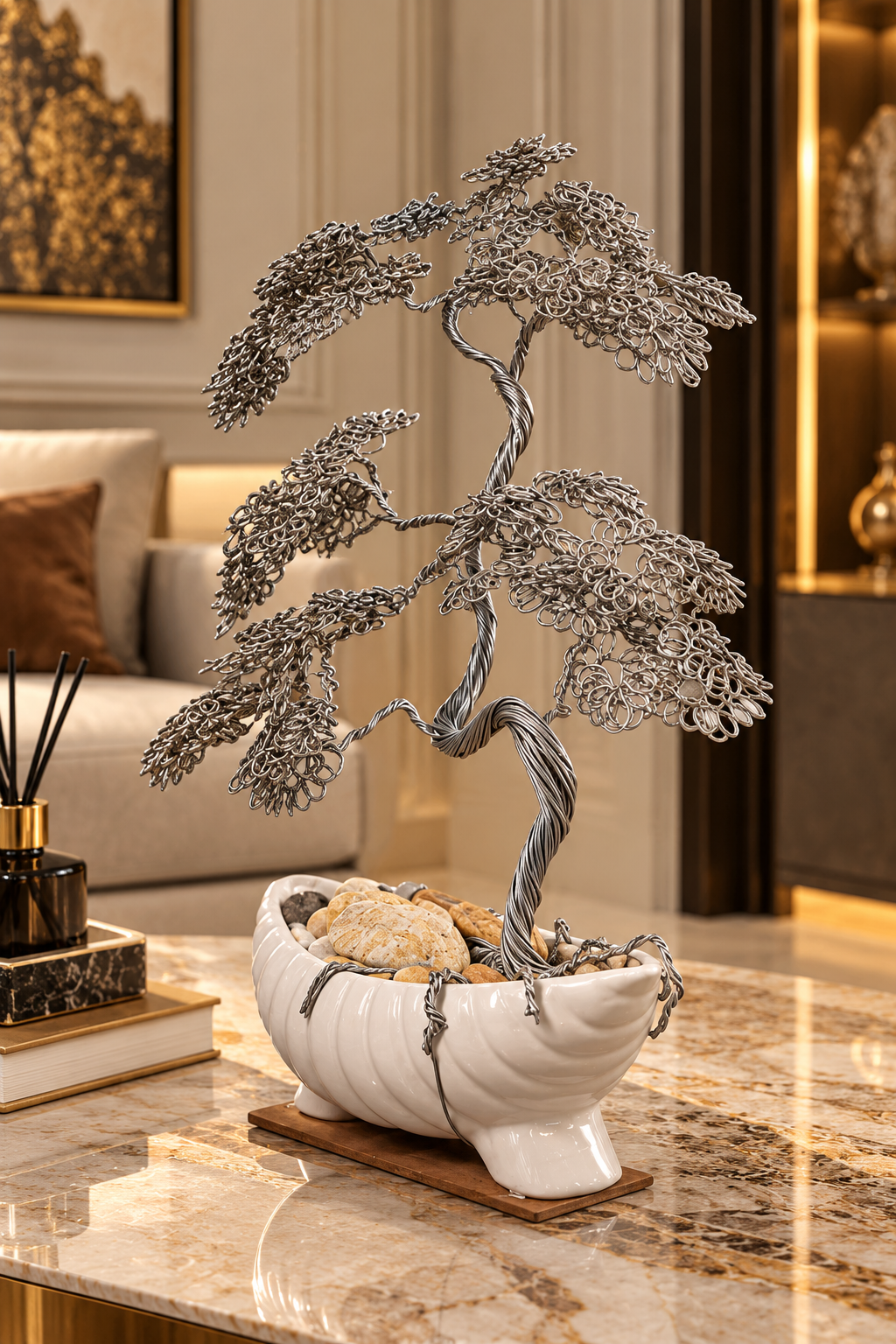 Əl İşi Premium Dekorativ Metal Fiqurlar