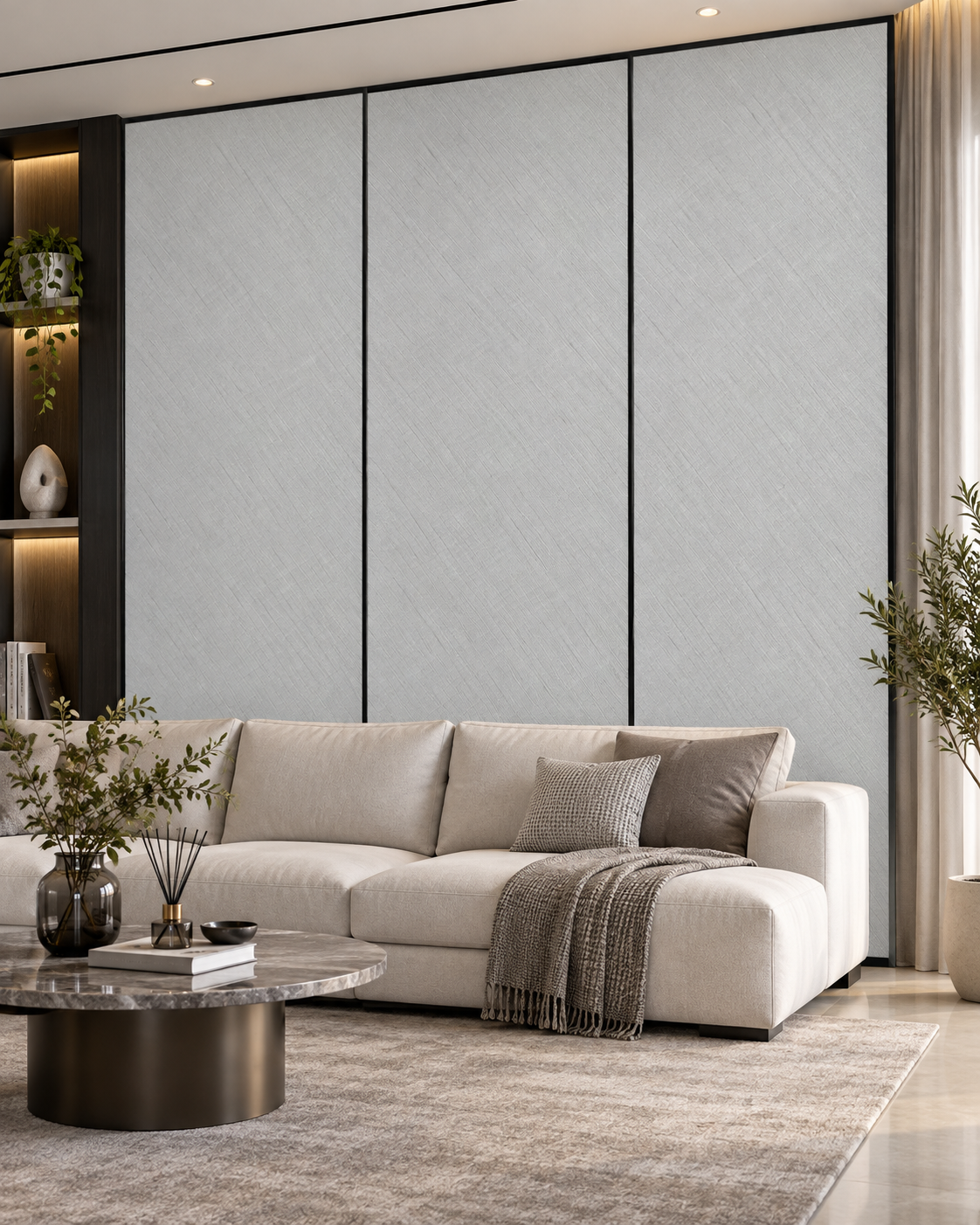 Bambuk Görünüşlü Dekor Paneli –D11 Kətan