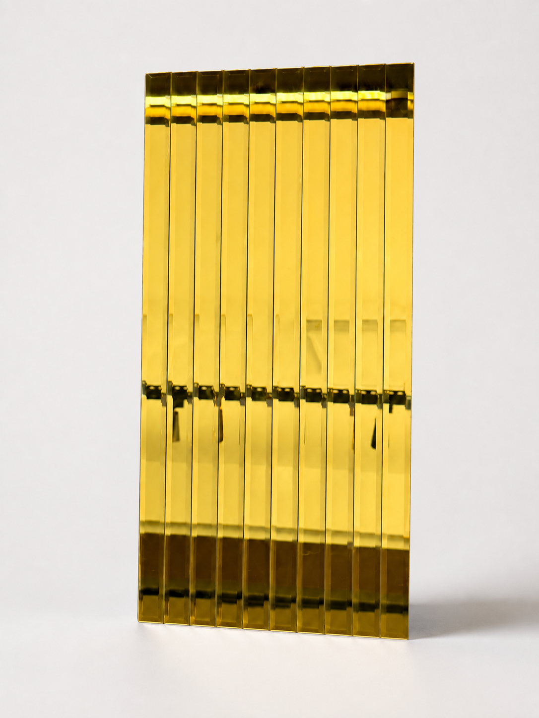 Arxası Yapışqanlı Qızılı Xətli Güzgü – 30×60 sm