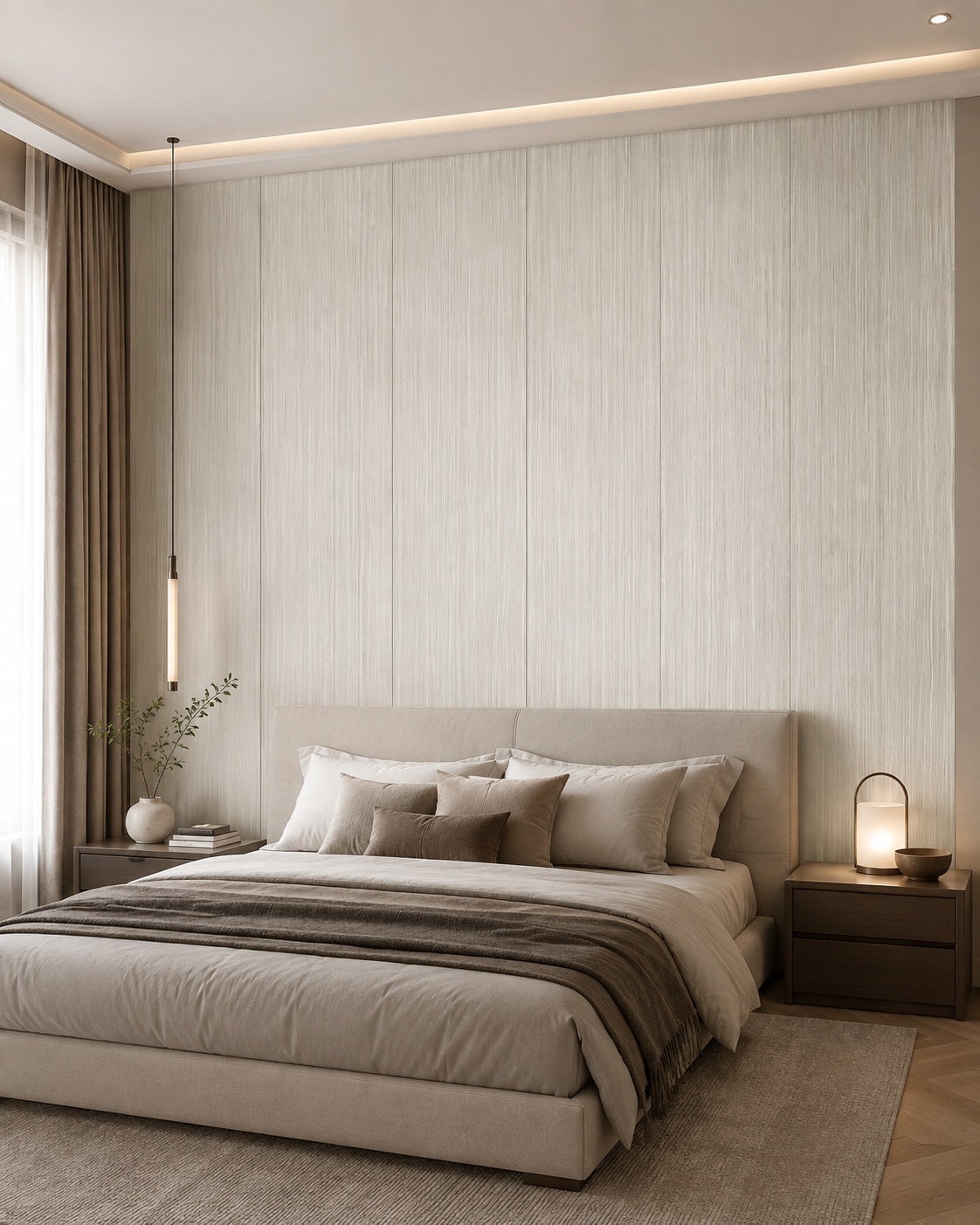 Bambuk Görünüşlü Dekor Paneli –Düz Xətt açıq