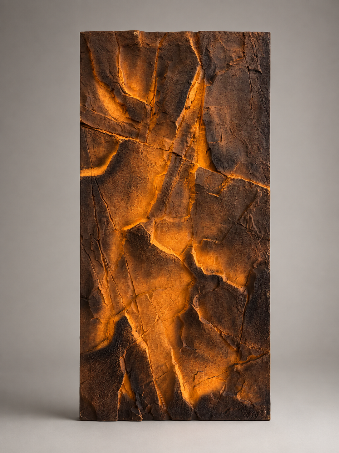 Lava Effektli Qaya Paneli – 100 × 200 sm