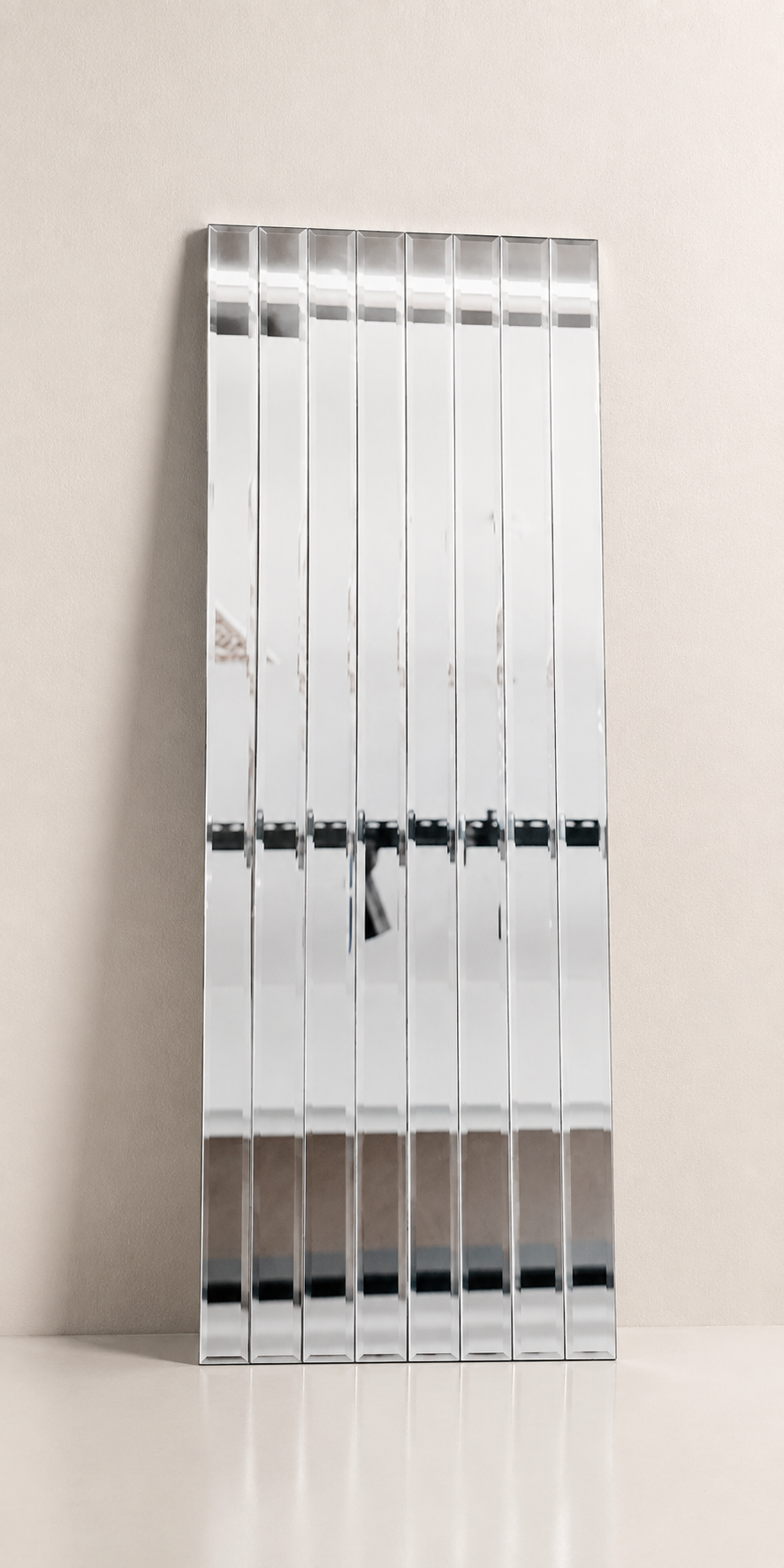 Arxası Yapışqanlı Gümüşü Xətli Güzgü – 30×60 sm