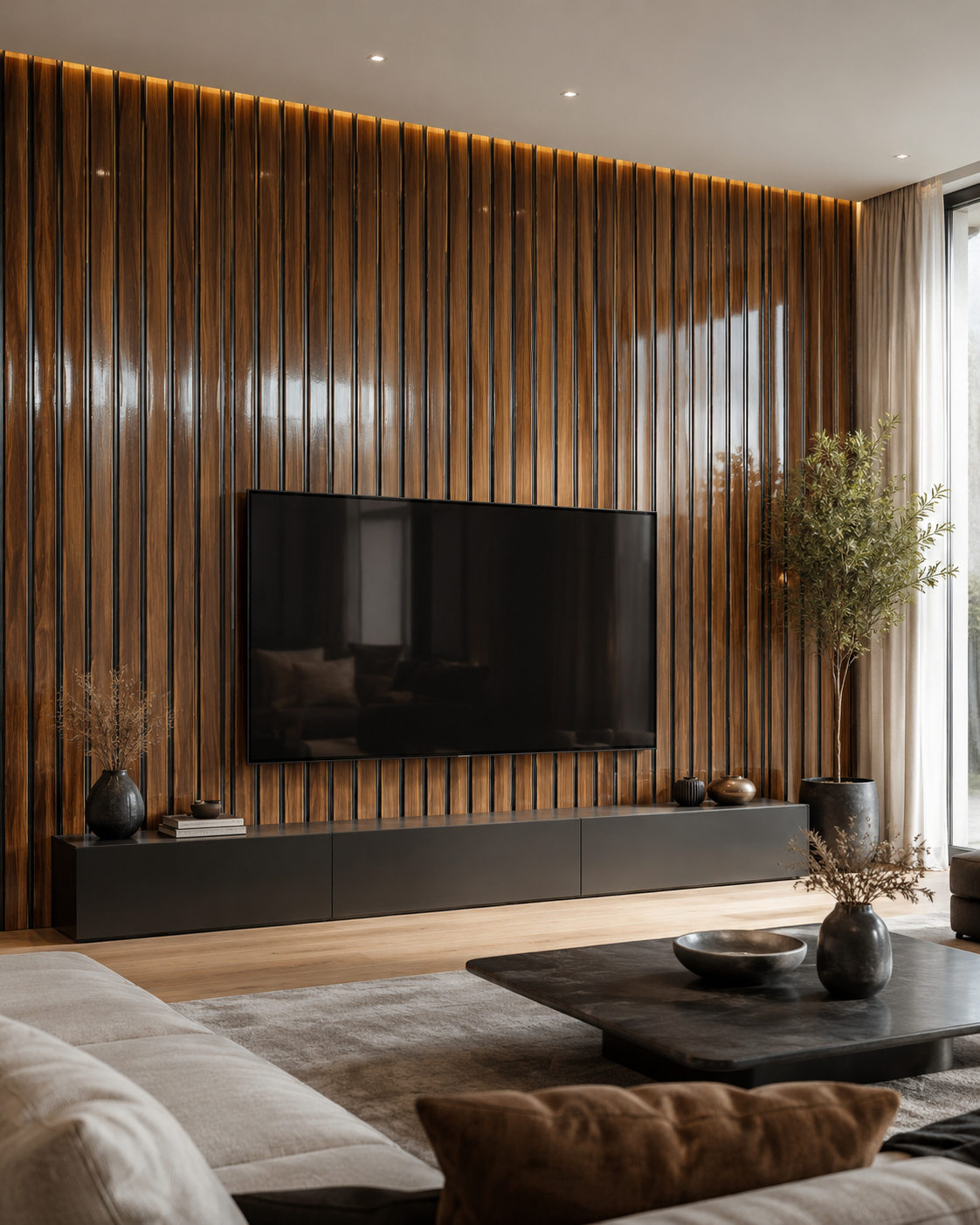 PVC Daraq Dekor Panel – 300 × 20 sm