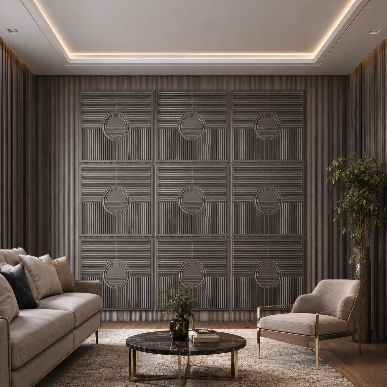 3D Divar və Tavan Paneli – D207